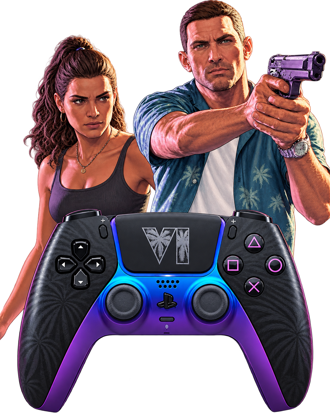 DualSense GTA VI Preto