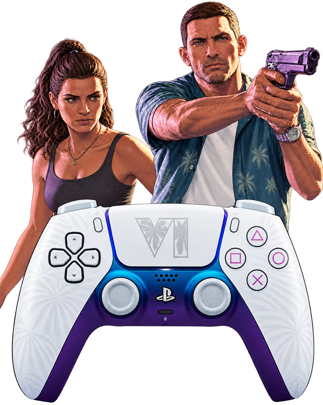 DualSense GTA VI Branco