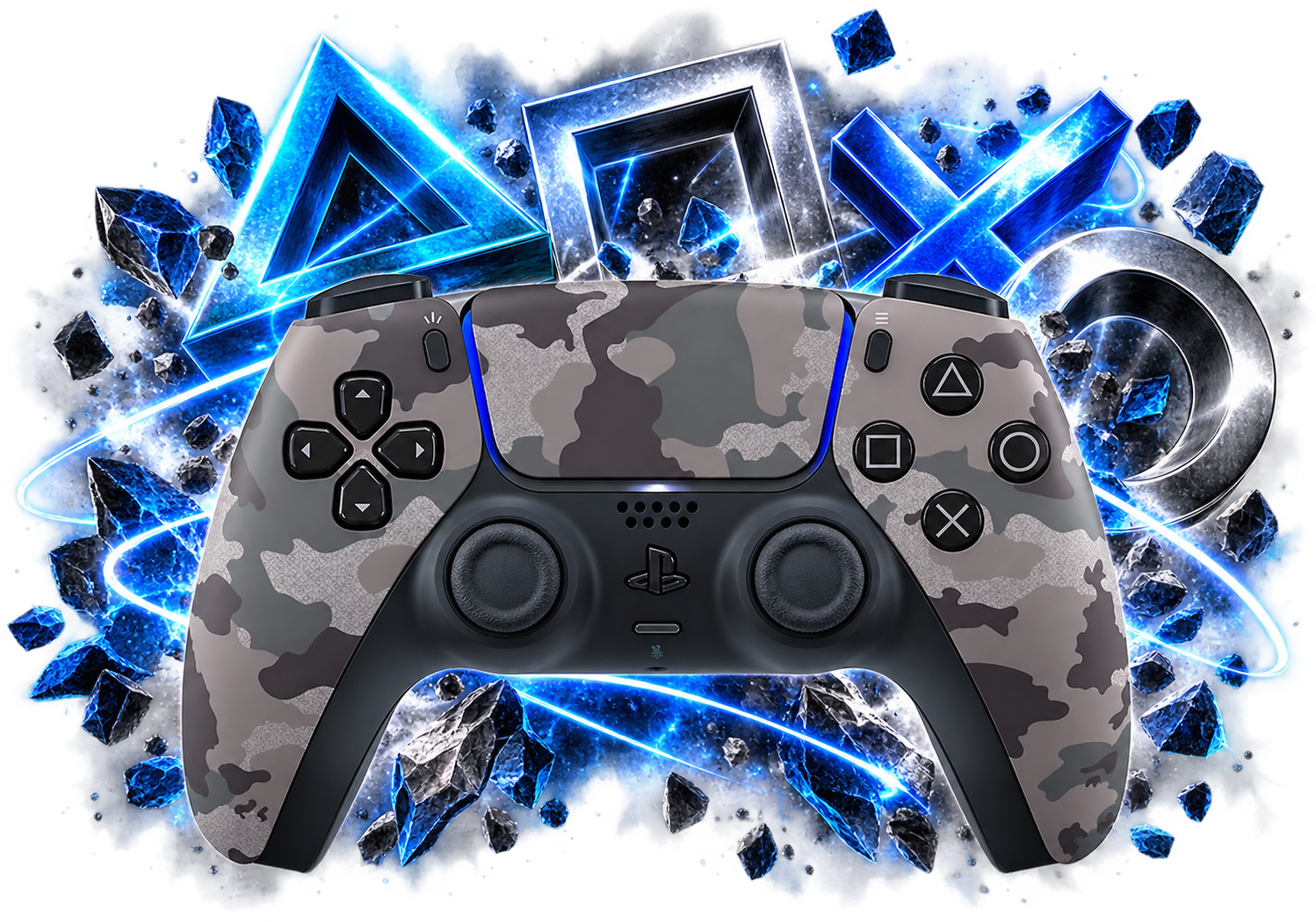 DualSense Gray Camouflage